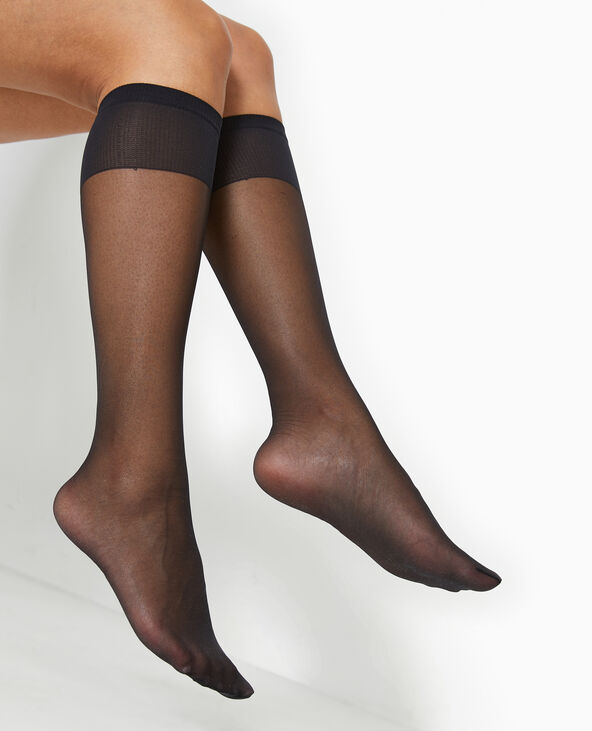 Paire de mi-bas noir - Pimkie