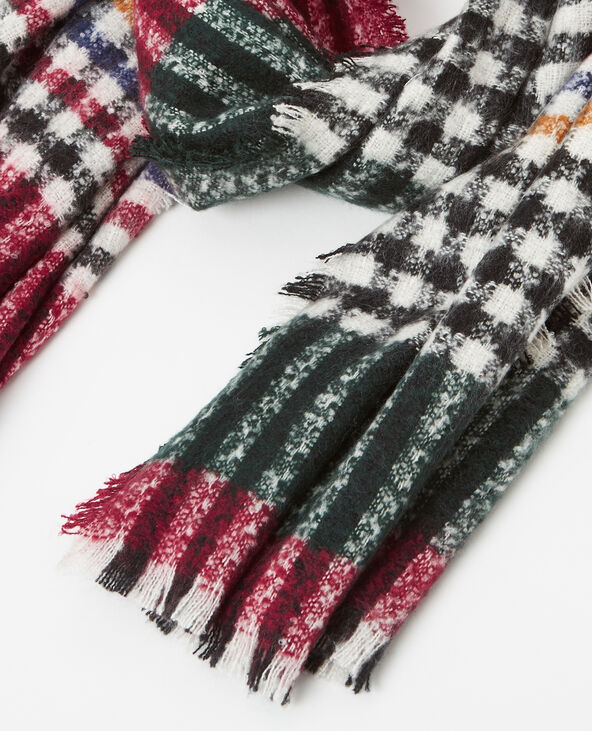 Echarpe plaid à carreaux blanc - Pimkie