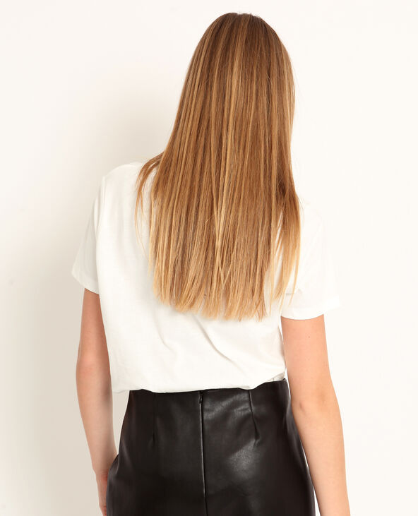 T-shirt imprimé blanc - Pimkie