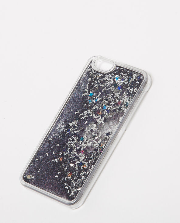 Coque à paillettes noir - Pimkie