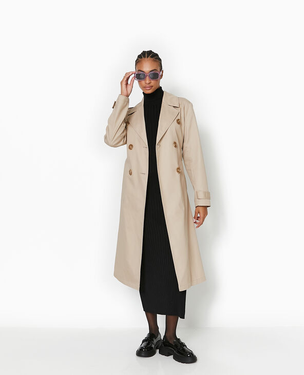 Trench en toile avec ceinture
