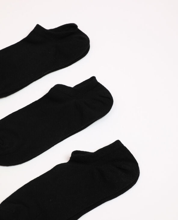 Lot de chaussettes basses noir - Pimkie