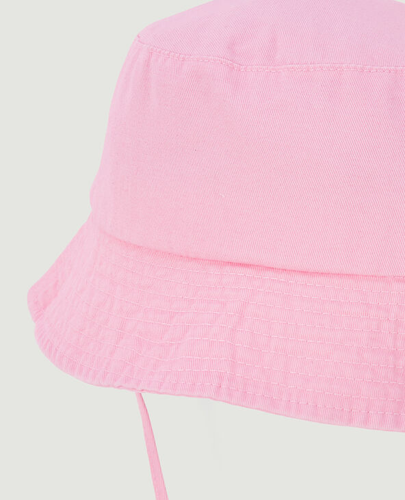Bob en toile avec liens et stoppeur rose clair - Pimkie