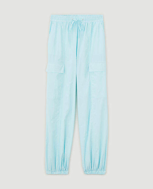 Pantalon parachute bleu clair - Pimkie