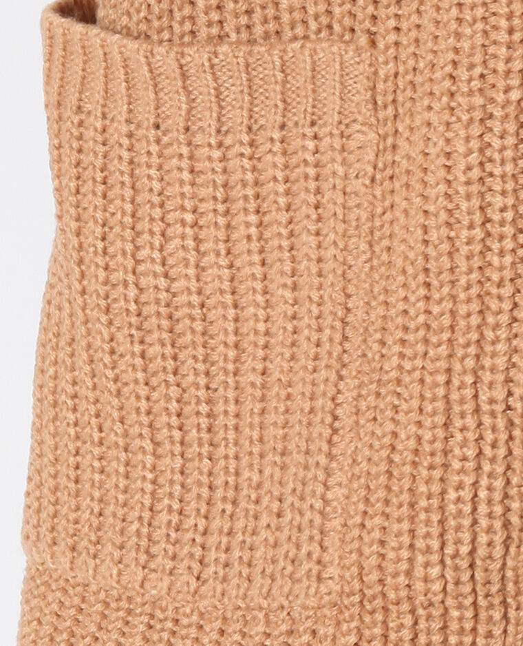 Gilet mi-long beige sable - Pimkie