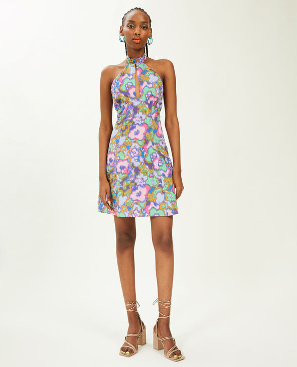 Robe courte dos-nu violet - Pimkie
