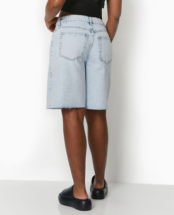 Bermuda loose en jean bleu clair - Pimkie