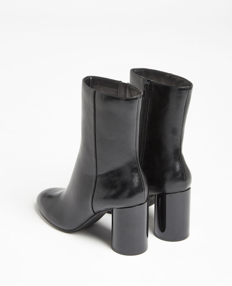 Boots à talons ronds noir - Pimkie