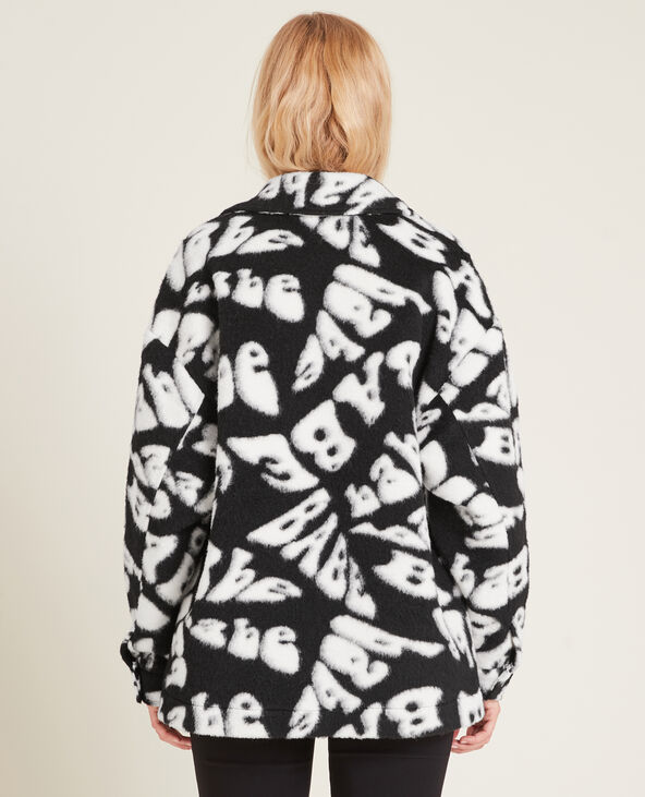 Surchemise en tissu épais noir - Pimkie
