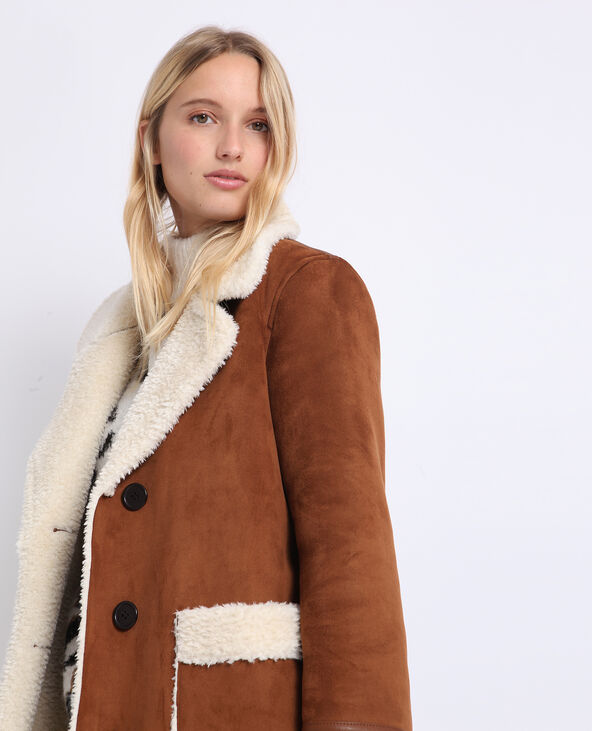 Manteau poil de mouton deals