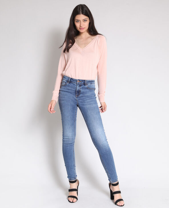Jean skinny mid waist bleu - Pimkie