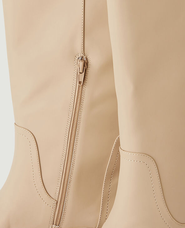 Bottes à semelle crantée blanc - Pimkie