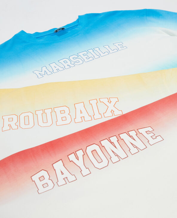 T-shirt cropped dégradé rouge - Pimkie