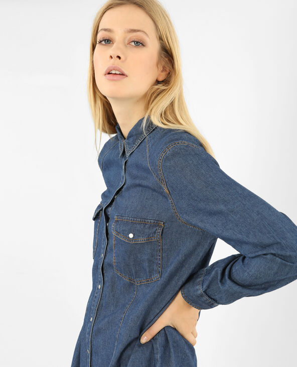 Robe chemise en jean pimkie store