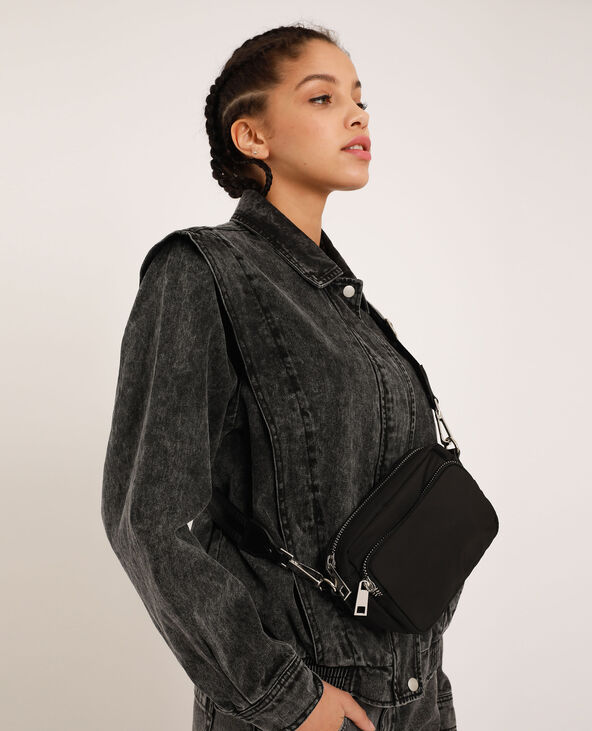 Veste en jean délavée gris foncé - Pimkie