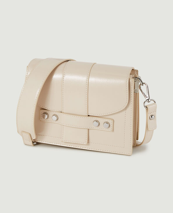 Sac boxy avec clous écru - Pimkie