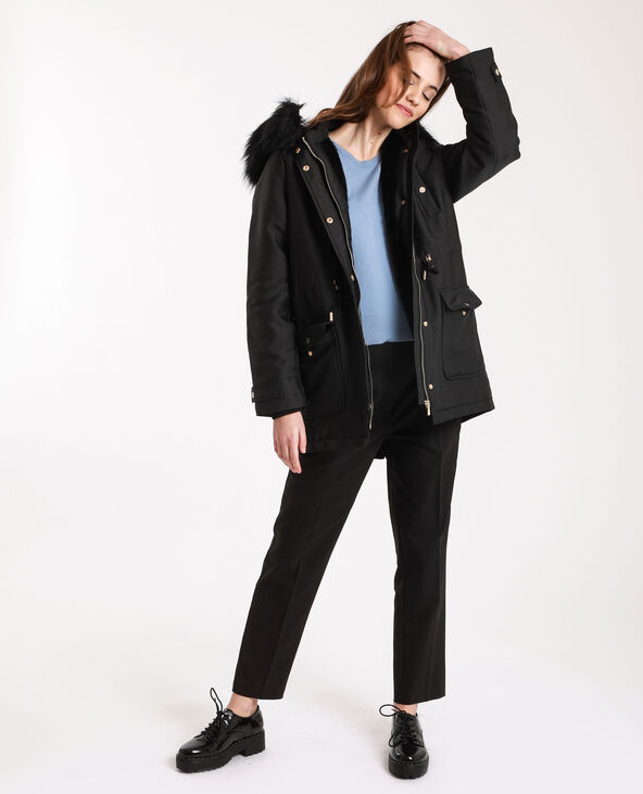Parka imperméable noir - Pimkie