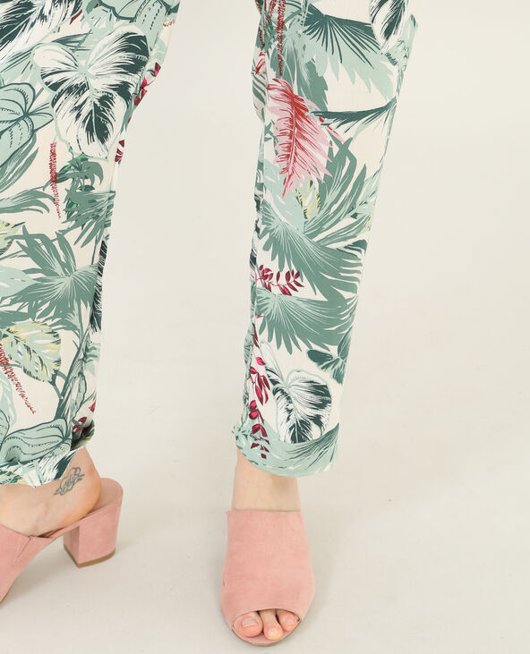 Pantalon fluide écru - Pimkie