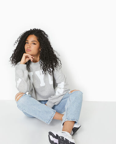 Sweat Femme Capuche Oversize Zippe Hoodies Pimkie