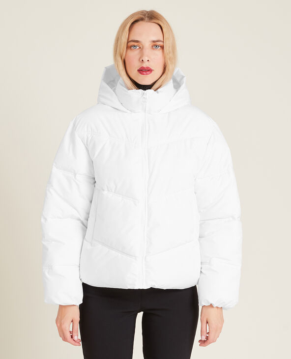 Doudoune oversize blanche store