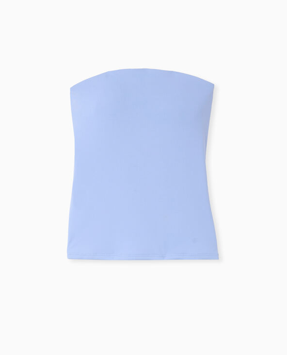 Top bustier bleu - Pimkie