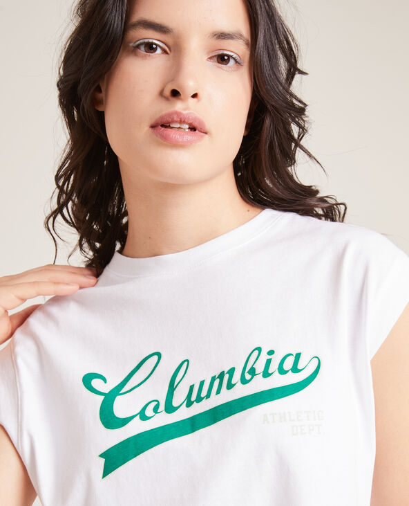 T-shirt sans manches blanc - Pimkie