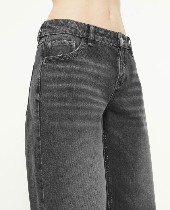 Jean wide taille basse