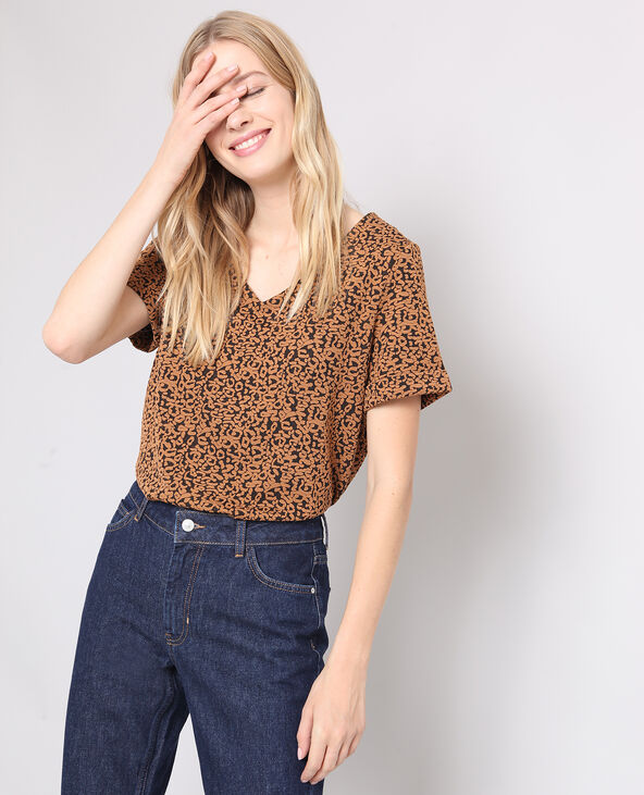 T-shirt imprimé animal beige - Pimkie