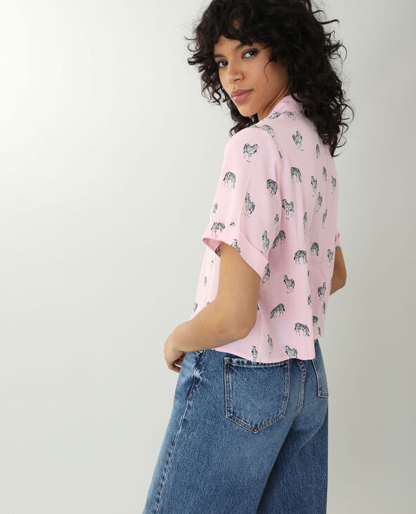 Chemise zèbres rose - Pimkie