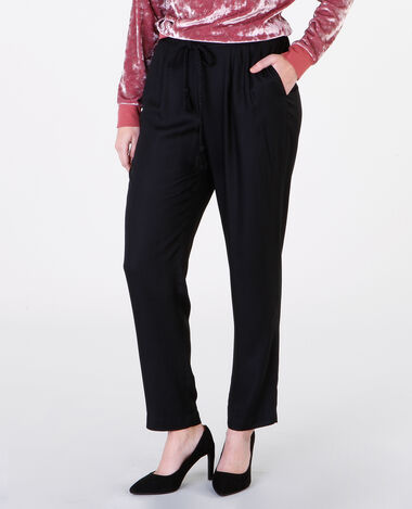 Pantalon fluide noir - Pimkie