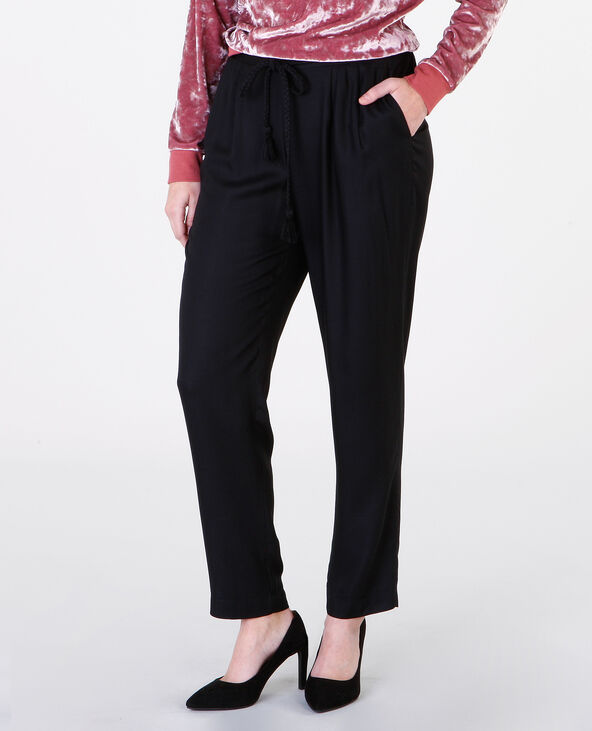 Pantalon fluide noir - Pimkie