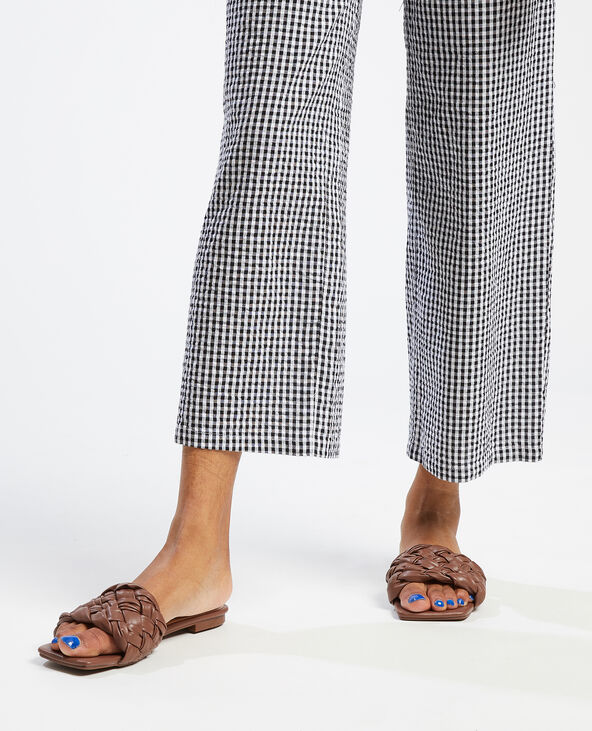 Mules tressées marron - Pimkie