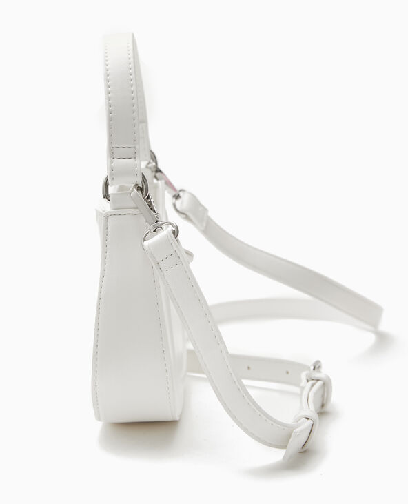 Mini sac rigide forme demi-lune blanc - Pimkie