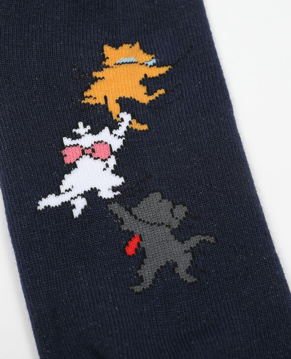 Lot de 2 paires de chaussettes Aristochats bleu - Pimkie