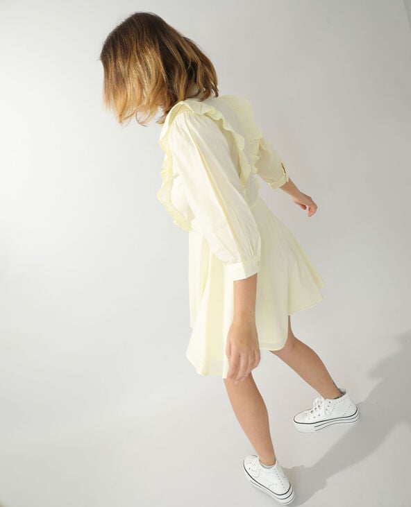 Robe trapèze jaune - Pimkie