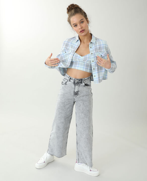 Jean wide leg blanc - Pimkie