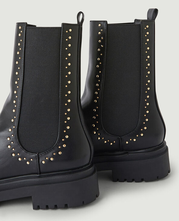 Bottine deals clou noir