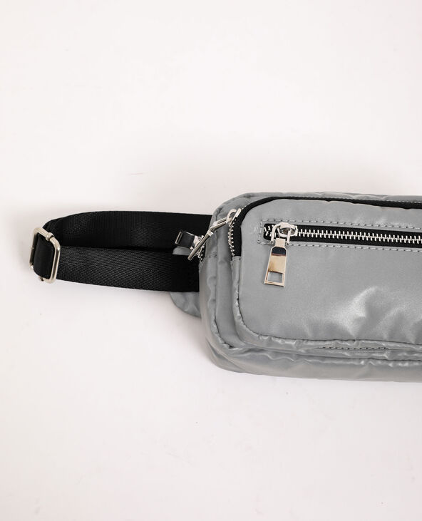 Sac banane matière réflechissante argenté - Pimkie
