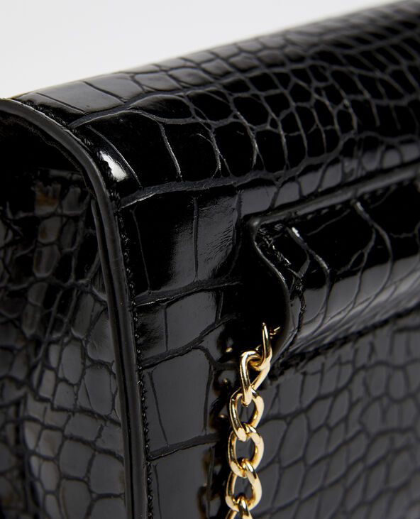 Sacoche banane croco noir - Pimkie