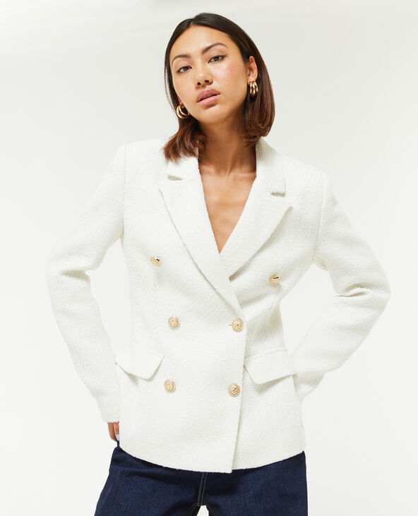Veste cintree en tweed