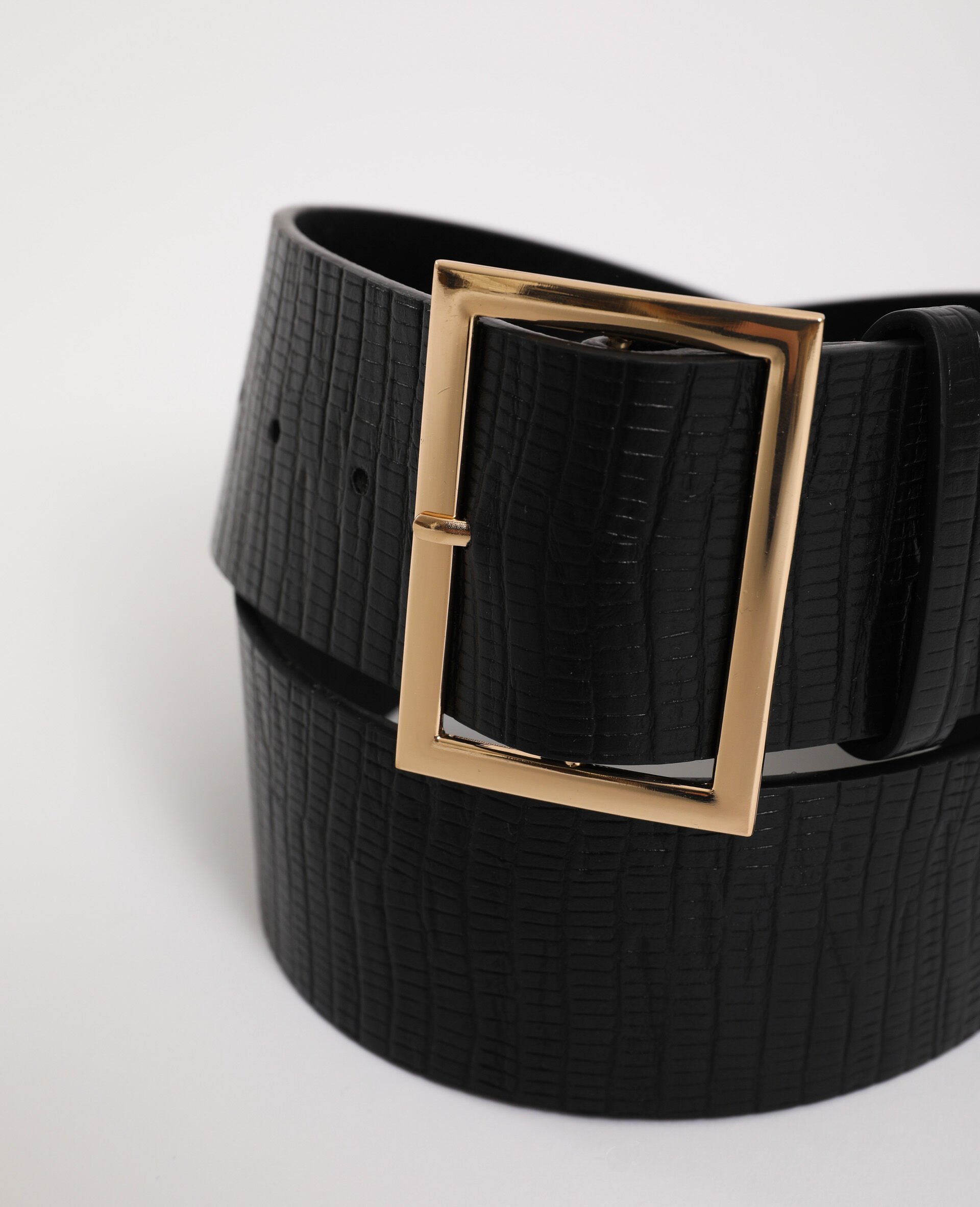 ceinture large noire