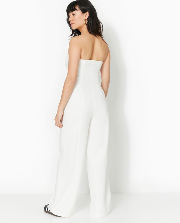 Combinaison bustier blanc - Pimkie