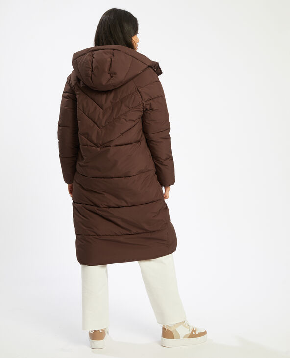 Doudoune matière 100% recyclée marron - Pimkie
