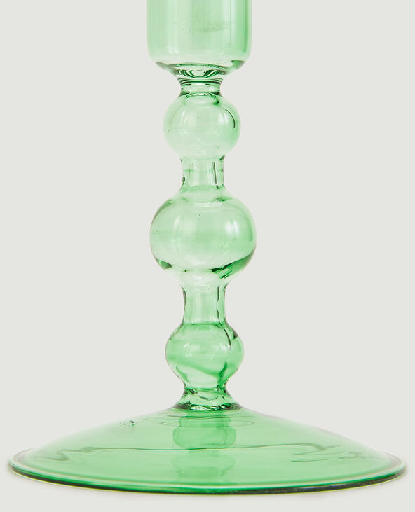 Chandelier en verre vert olive - Pimkie