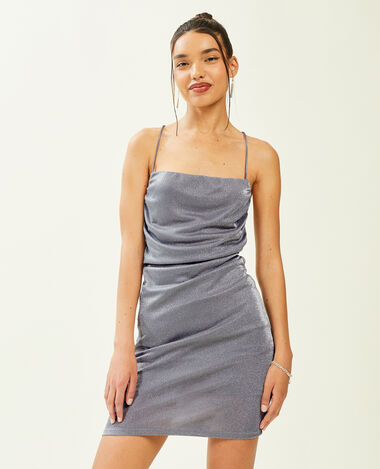 Robe courte irisée gris - Pimkie