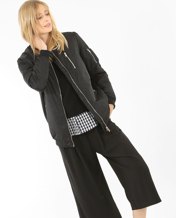 Pull effet superposition noir - Pimkie