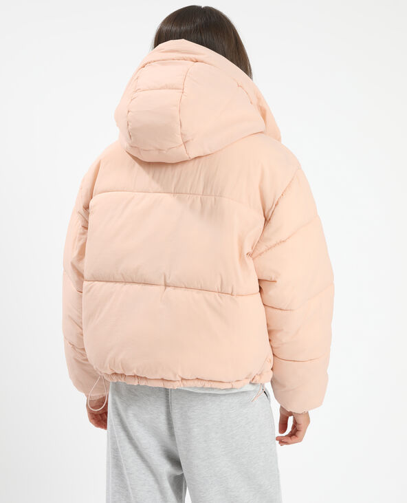 Doudoune à capuche rose - Pimkie
