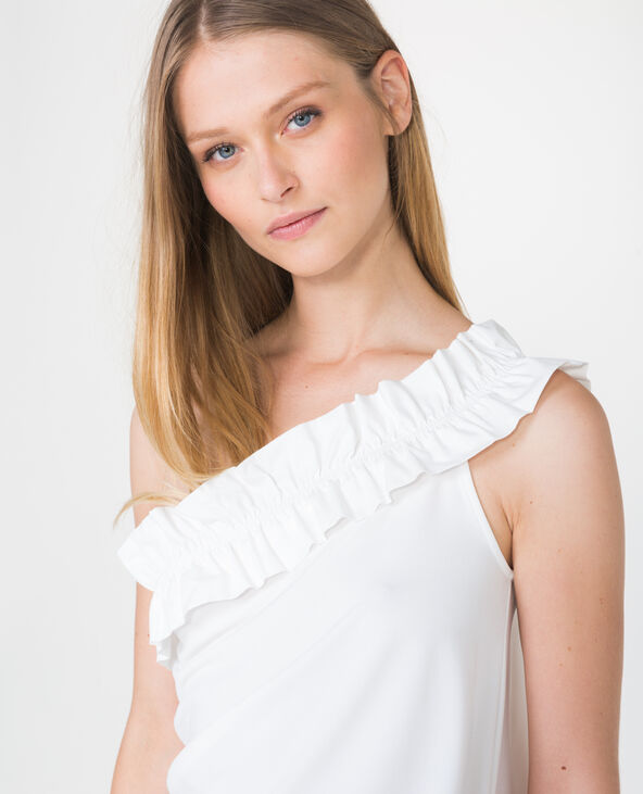 Top asymétrique blanc - Pimkie