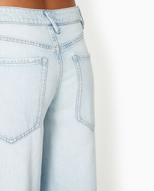 Jean baggy taille haute bleu clair - Pimkie