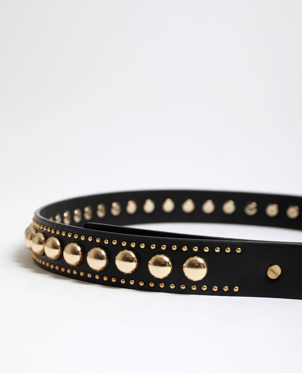 Ceinture à clous noir - Pimkie